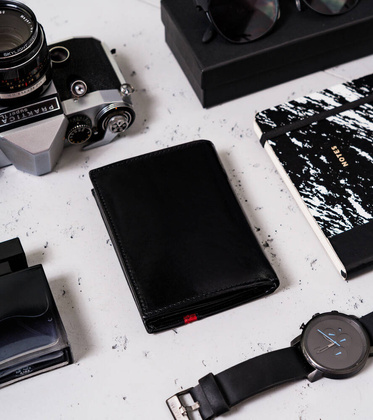 Stylowy portfel meski z bydlecej skory naturalnej