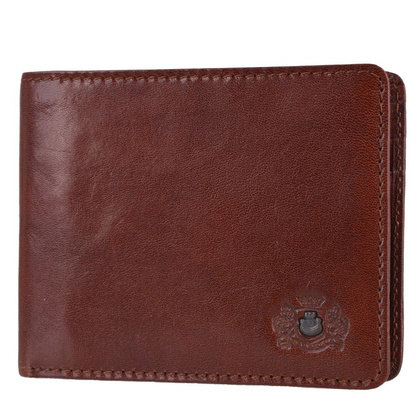 Portfel męski skórzany BELLUCCI M10 Jasno brązowy - min. zamówienie 20 / 50 / 100 szt.