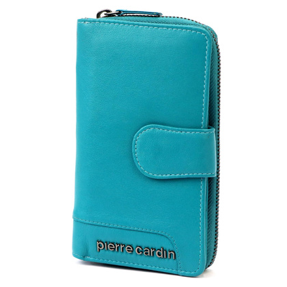 Portfel damski skórzany PIERRE CARDIN TILAK131 2202 Czerwony