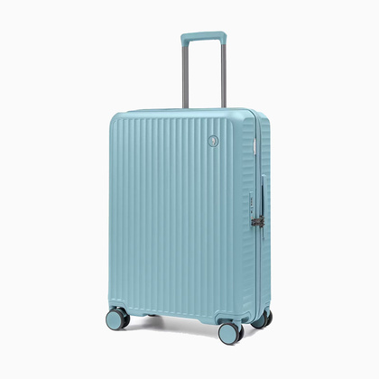Średnia walizka PUCCINI MONTE CARLO PC036B 7B Niebieska