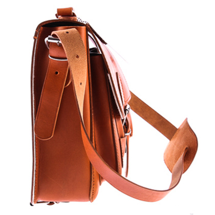 TECZKA SKÓRZANA 3W1 KEMER VOOC Vintage P13 BRĄZOWA