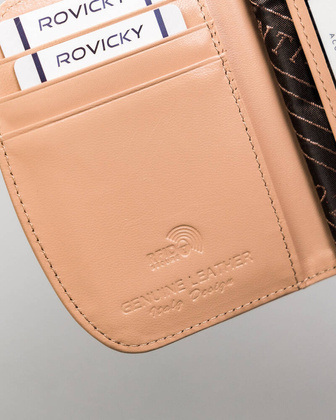 Portfel damski skorzany 43972 CIS 3320 BEIGE