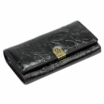 Portfel damski skórzany PELLUCCI HL-100 czarny