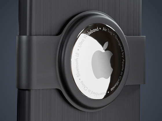 Etui na karty kredytowe RFID ZEN z uchwytem na AirTag 2157