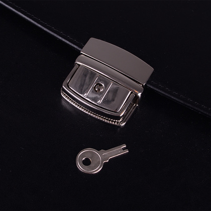 Teczka męska skórzan KEMER B 832/DW-01-S3-231 Czarna