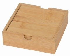 Zestaw podstawek PUT UNDER, brązowy