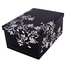 Pudełko kartonowe MIDI BAROKOWE KWIATY CZARNE