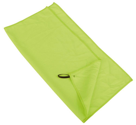 Ręcznik chłodzący z mikrofibry COOL DOWN, jasnozielony