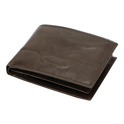 Skórzany męski portfel Charro IBIZA 1123 Czarny