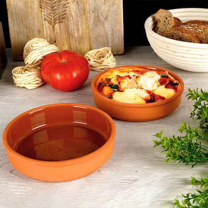 Naczynie do zapiekania miska kamionkowa zestaw 2 szt. 450ml