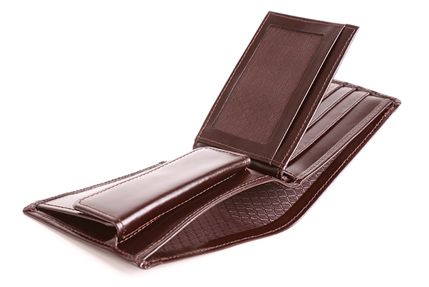 Skórzany portfel męski KEMER VOOC PPM6 Czarny