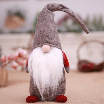 Mikołaj skrzat krasnal świąteczny Boże Narodzenie 44 cm z pluszu KSN22SZ