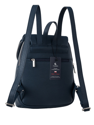 Mały plecak Canaletto z groszkowanej skóry licowej – elegancja i funkcjonalność PD455s238