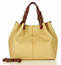 Torba skórzana klasyczny shopper bag -  MARCO MAZZINI karmelowy beż - min. zamówienie 20 / 50 / 100 szt.