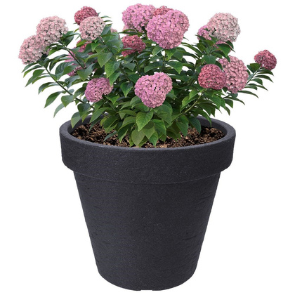 Doniczka donica okrągła ogrodowa zewnętrzna duża 35x38,5 cm