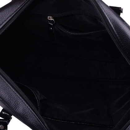 Teczka damska skórzana KEMER B 872/GR+DF Czarna - min. zamówienie 20 / 50 / 100 szt.