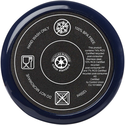 Melbourne kubek ze słomką z certyfikatem RCS 1200 ml