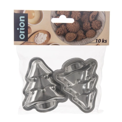 Foremka stalowa na ciasteczka pierniki choinka 10 szt.
