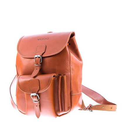 Modny plecak skórzany KEMER VOOC Vintage P1 czarny