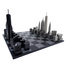 Designerskie Szachy Skyline New York ze stali nierdzewnej – NY