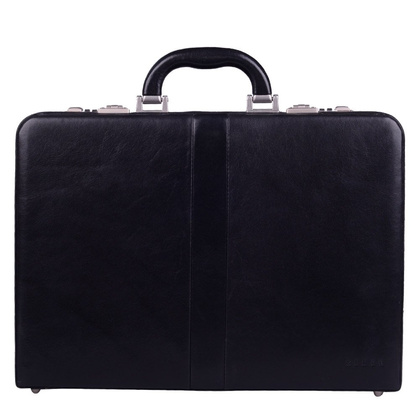 Neseser skórzany KEMER A7 Czarny - min. zamówienie 20 / 50 / 100 szt.