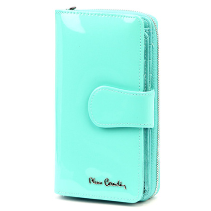 Portfel damski skórzany PIERRE CARDIN 07 SHINY 116 beż