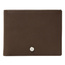 Portfel Button Brown