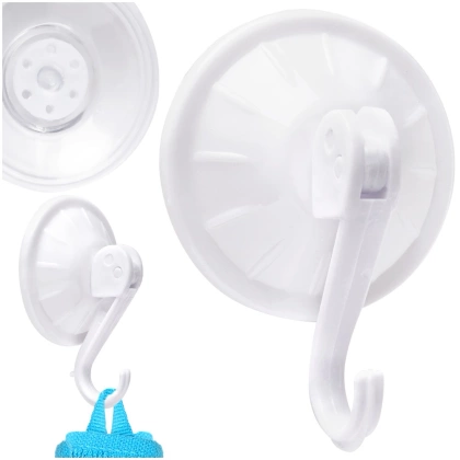 Haczyk wieszak z przyssawką łazienkowy na ręczniki