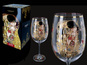 Kieliszek do wina - G. Klimt, The Kiss (CARMANI)