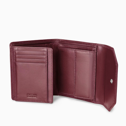 Portfel damski skórzany PUCCINI VULCANO VC90150 3B Bordowy