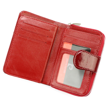 Nieduży portfel damski skórzany Pierre Cardin