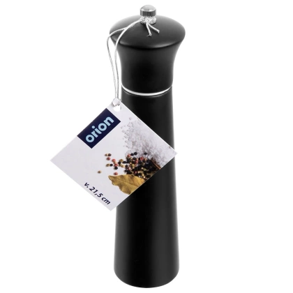 Młynek do pieprzu i soli drewniany czarny 21,5 cm