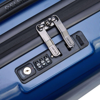 Walizka CACTUS SLIM 55 cm biało-niebieska