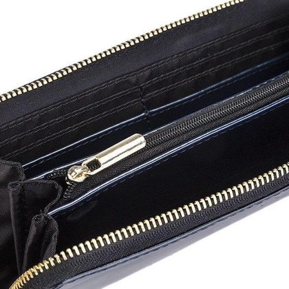 Portfel damski skórzany KEMER SOLIER P05 Granatowy Lakier - min. zamówienie 20 / 50 / 100 szt.