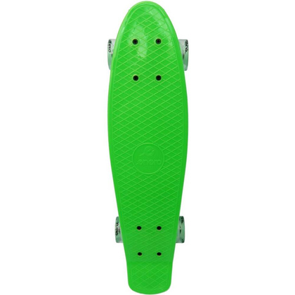 Deskorolka Plastikowa 22" Enero Zielona Led