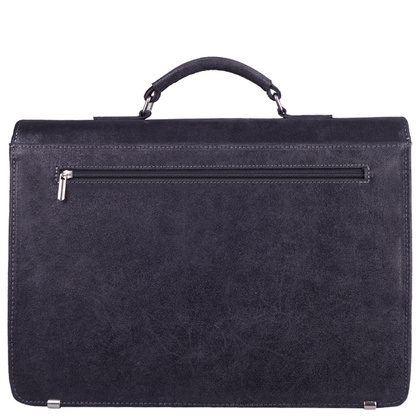 Teczka męska skórzana KEMER CHT 1401 Czarna - min. zamówienie 20 / 50 / 100 szt.