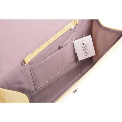 Torebka wizytowa, kopertówka KEMER 739 Limonkowa - min. zamówienie 20 / 50 / 100 szt.