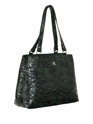 Elegancka skórzana torebka damska Canaletto – unikalna faktura przypominająca krople TD905s281