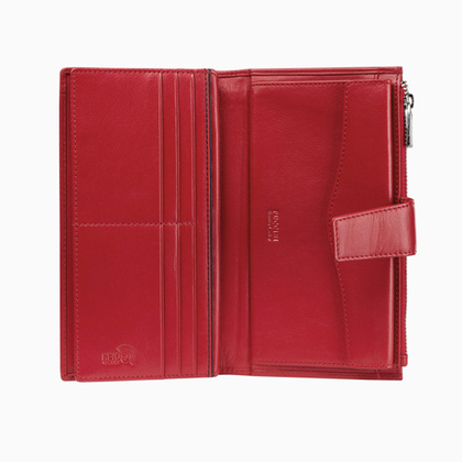 Portfel damski skórzany PUCCINI SORRENTO NA1501 3 Czerwony