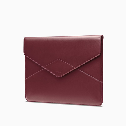 Skórzane etui na laptop 13" PUCCINI VULCANO VC92527 3B Bordowe