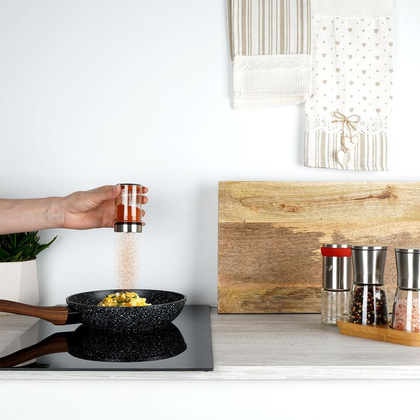 Pojemnik szklany na przyprawy z dozownikiem 100 ml