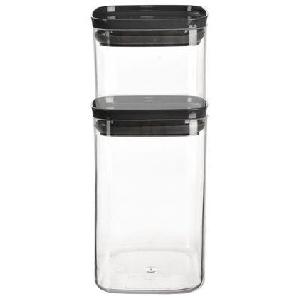 Pojemnik kuchenny kwadratowy z pokrywką i uszczelką do żywności 1,4 l