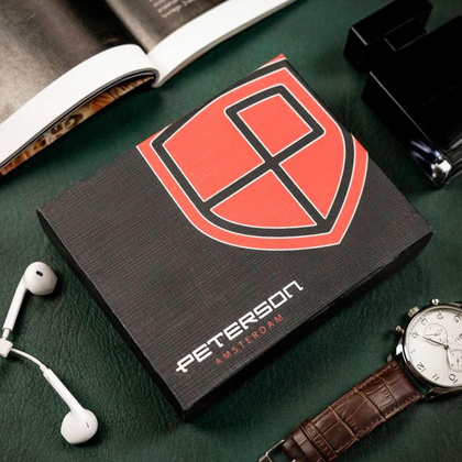 Elegancki, skórzany portfel męski