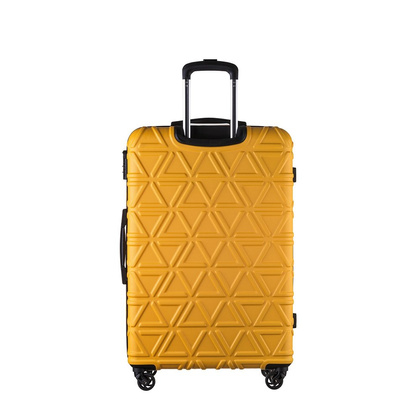 Średnia walizka PUCCINI CALIFORNIA ABS018B 6C Żółta