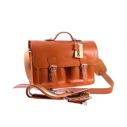 Teczka z funkcją plecaka KEMER VOOC Vintage P24 brąz