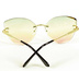 Okulary przeciwsłoneczne MAZZINI CAT EYE żółte - min. zamówienie 20 / 50 / 100 szt.