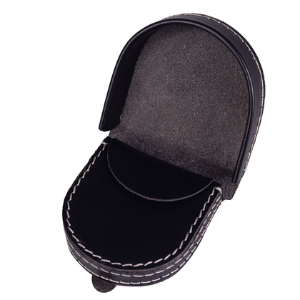 Portfel męski/Podkówka skórzana KEMER HG003 Czarny - min. zamówienie 20 / 50 / 100 szt.