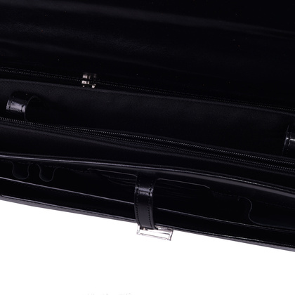 Teczka męska skórzana KEMER B 788/DW Czarna