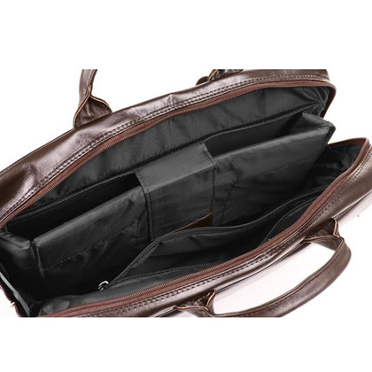 Torba skórzana na laptopa KEMER VOOC 15,6" EP8 Czarna