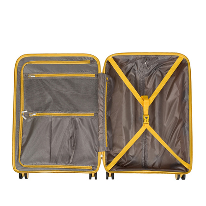 Średnia walizka PUCCINI MYKONOS PP021B 6 Żółta